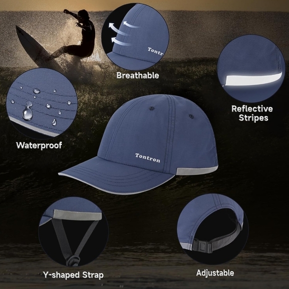 Tontron Wasumer Watersports Helmet Cap | Kayaking Bump Cap| Rafting Bump Cap| Su - Picture 4 of 5